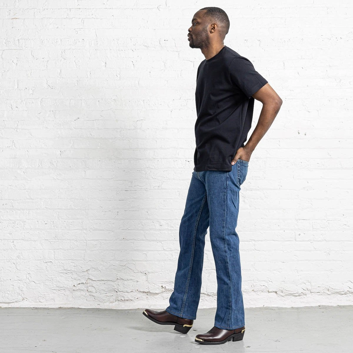 100% Cotton Boot Cut Stone Wash