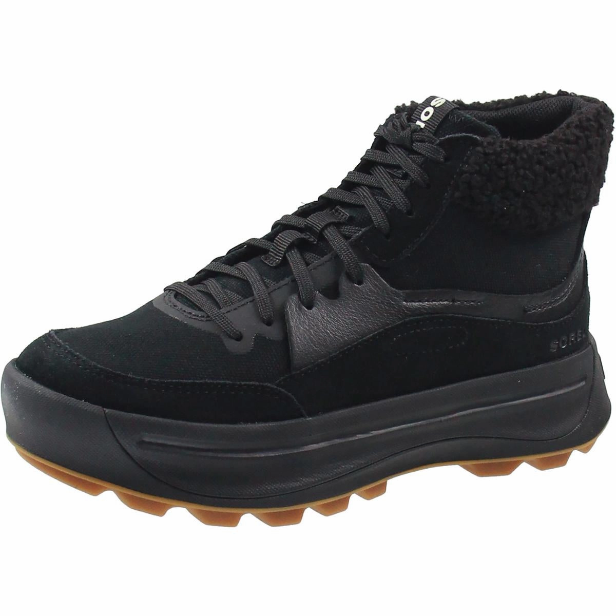 503 Mid Cozy Womens Waterproof Leather High-Top Sneakers