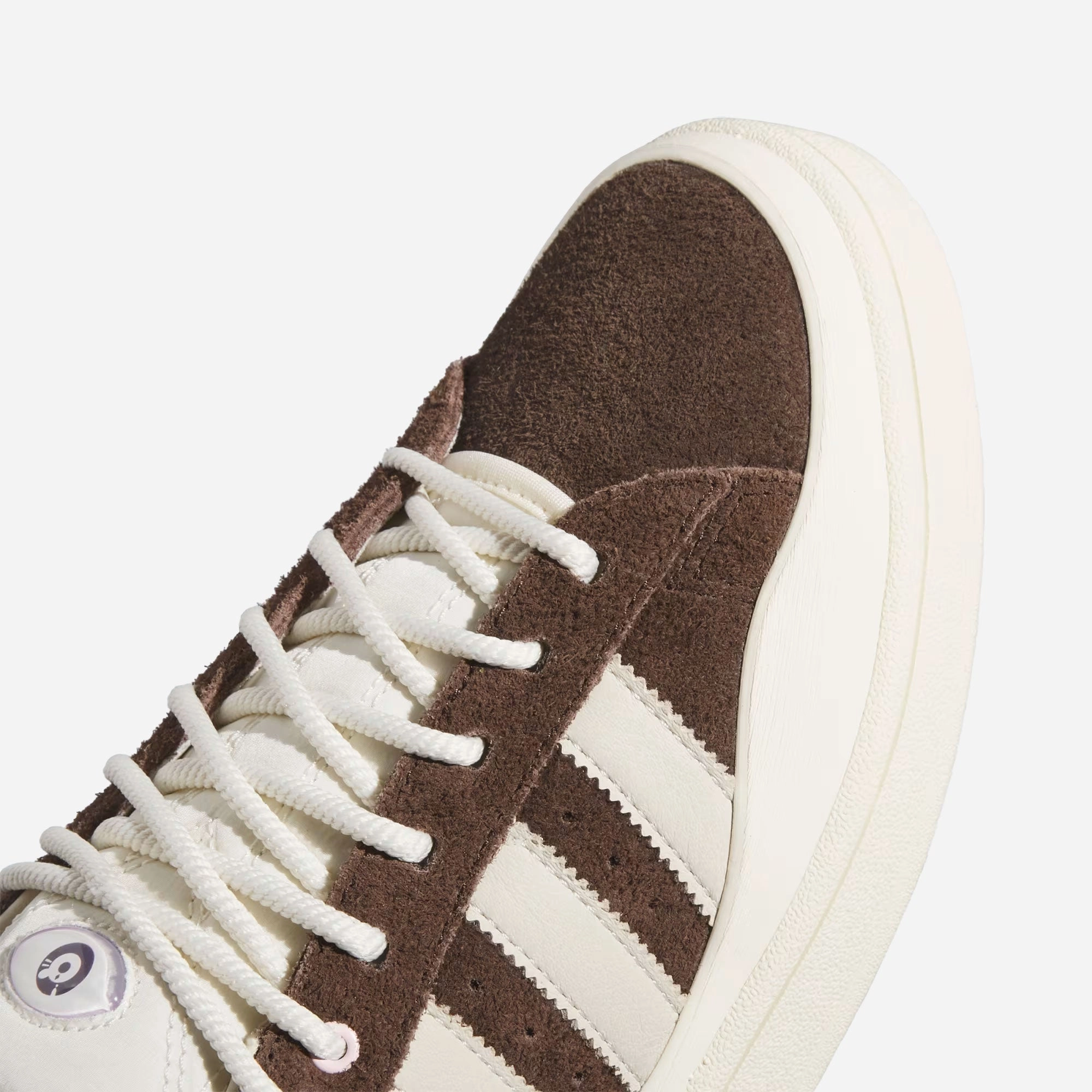 Adidas Originals | BAD BUNNY LAST CAMPUS SHOES  { DARK BROWN/CHALK WHITE/CREAM WHITE
