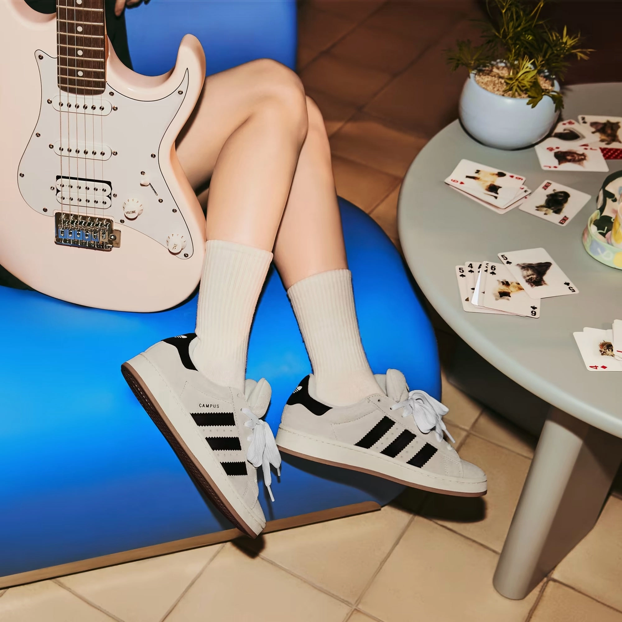 ADIDAS ORIGINALS | CAMPUS 00S { WHITE/CORE BLACK/OFF WHITE