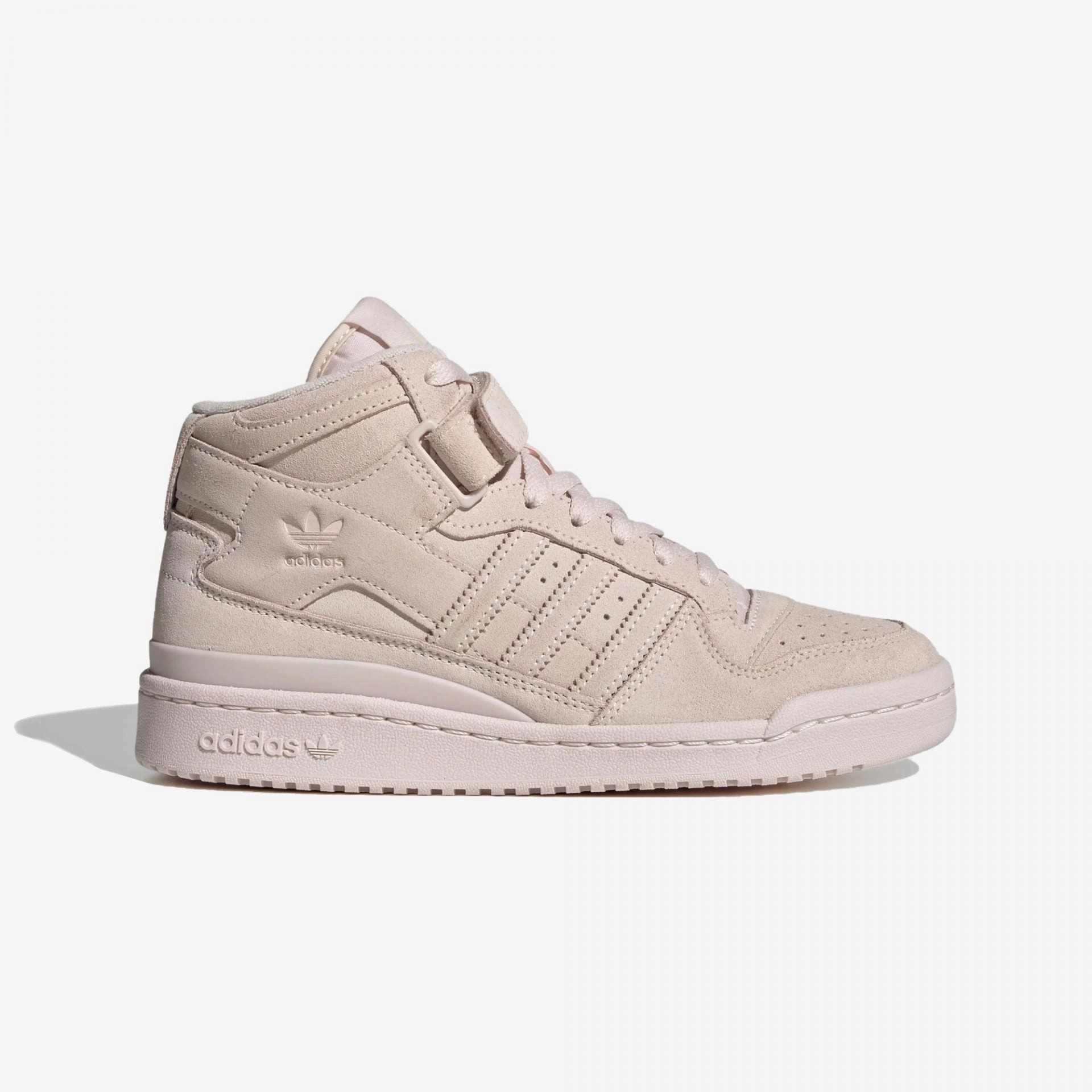 Adidas Originals | FORUM MID  { CREAM WHITE