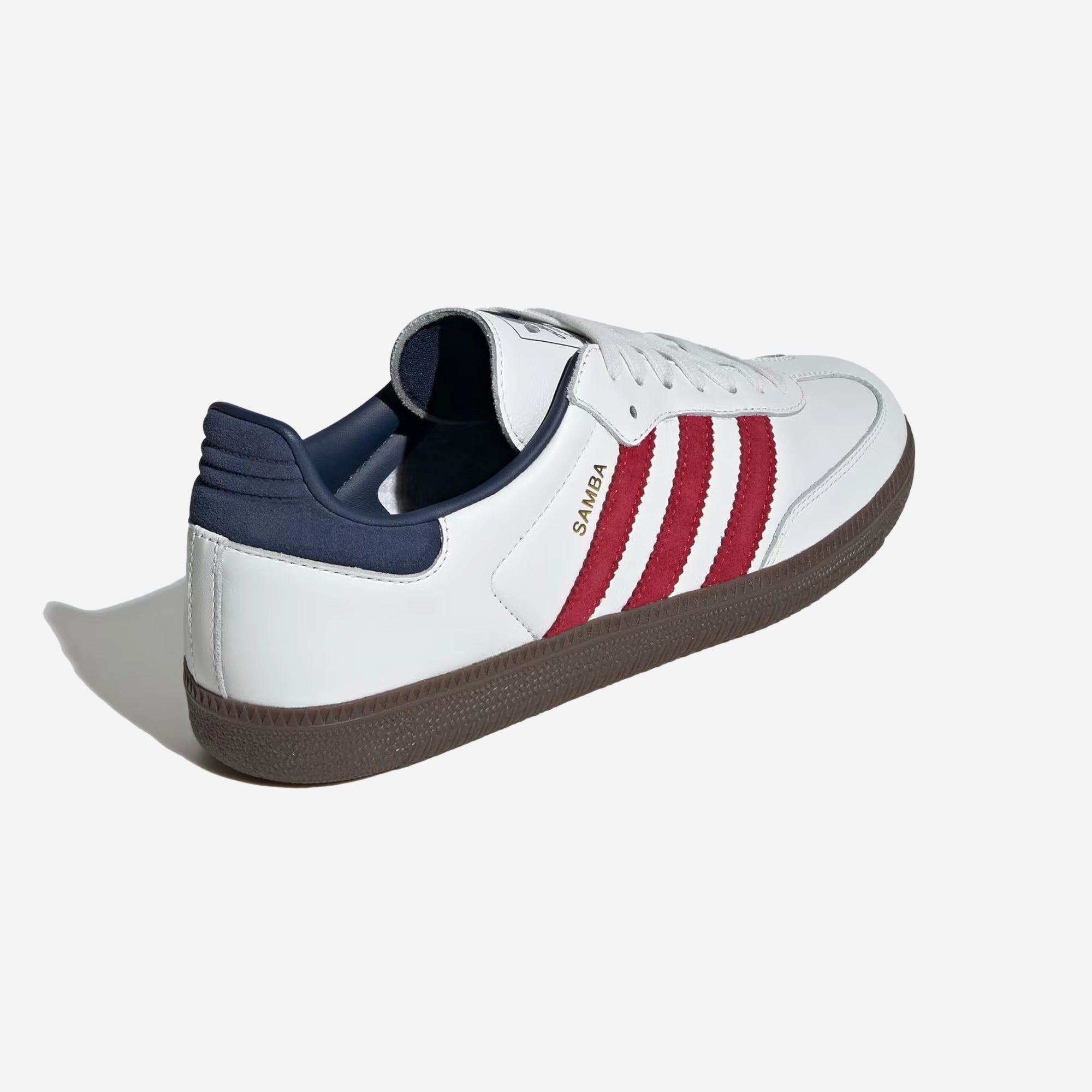 ADIDAS ORIGINALS | SAMBA OG { CORE WHITE/TEAM VICTORY RED/NIGHT INDIGO