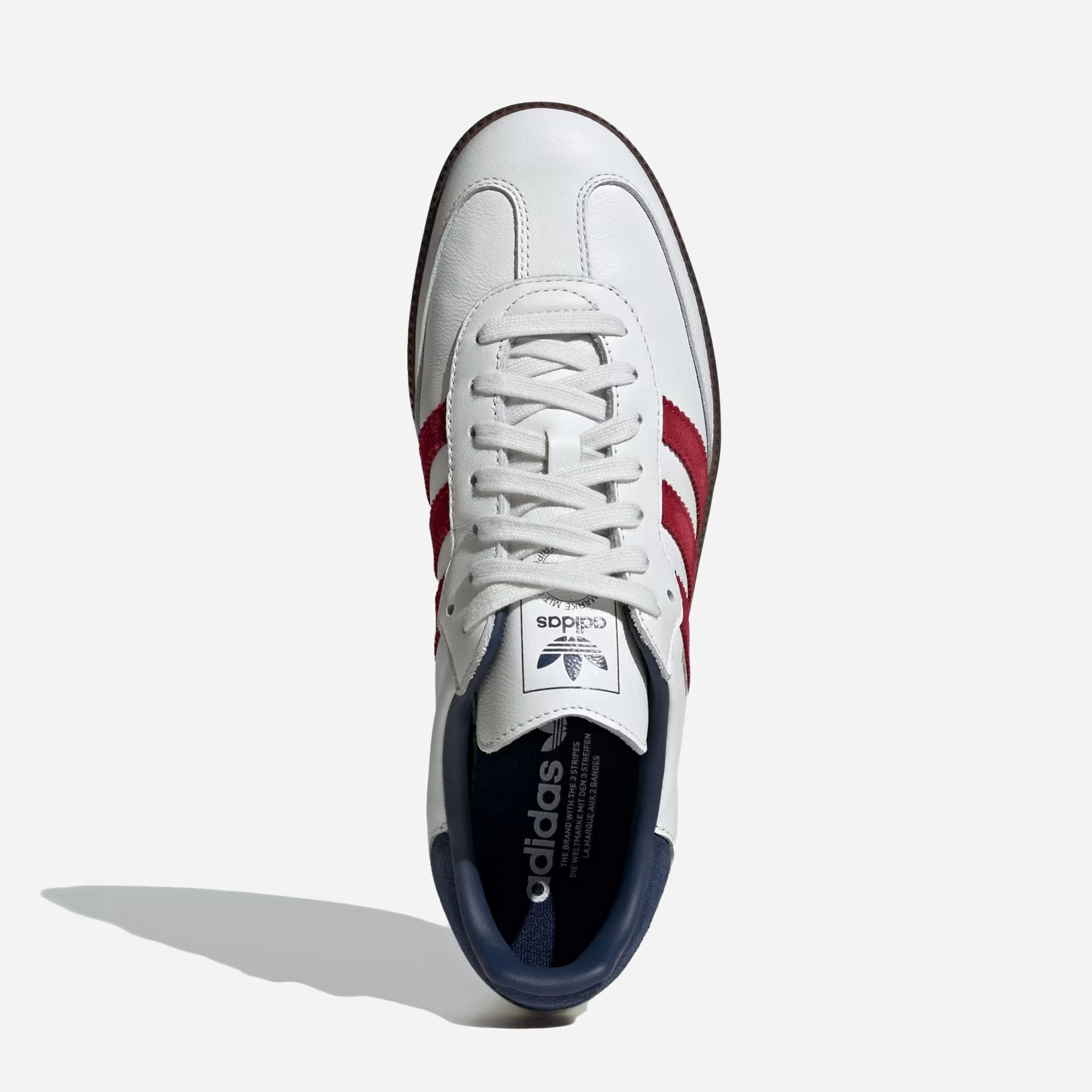 ADIDAS ORIGINALS | SAMBA OG { CORE WHITE/TEAM VICTORY RED/NIGHT INDIGO