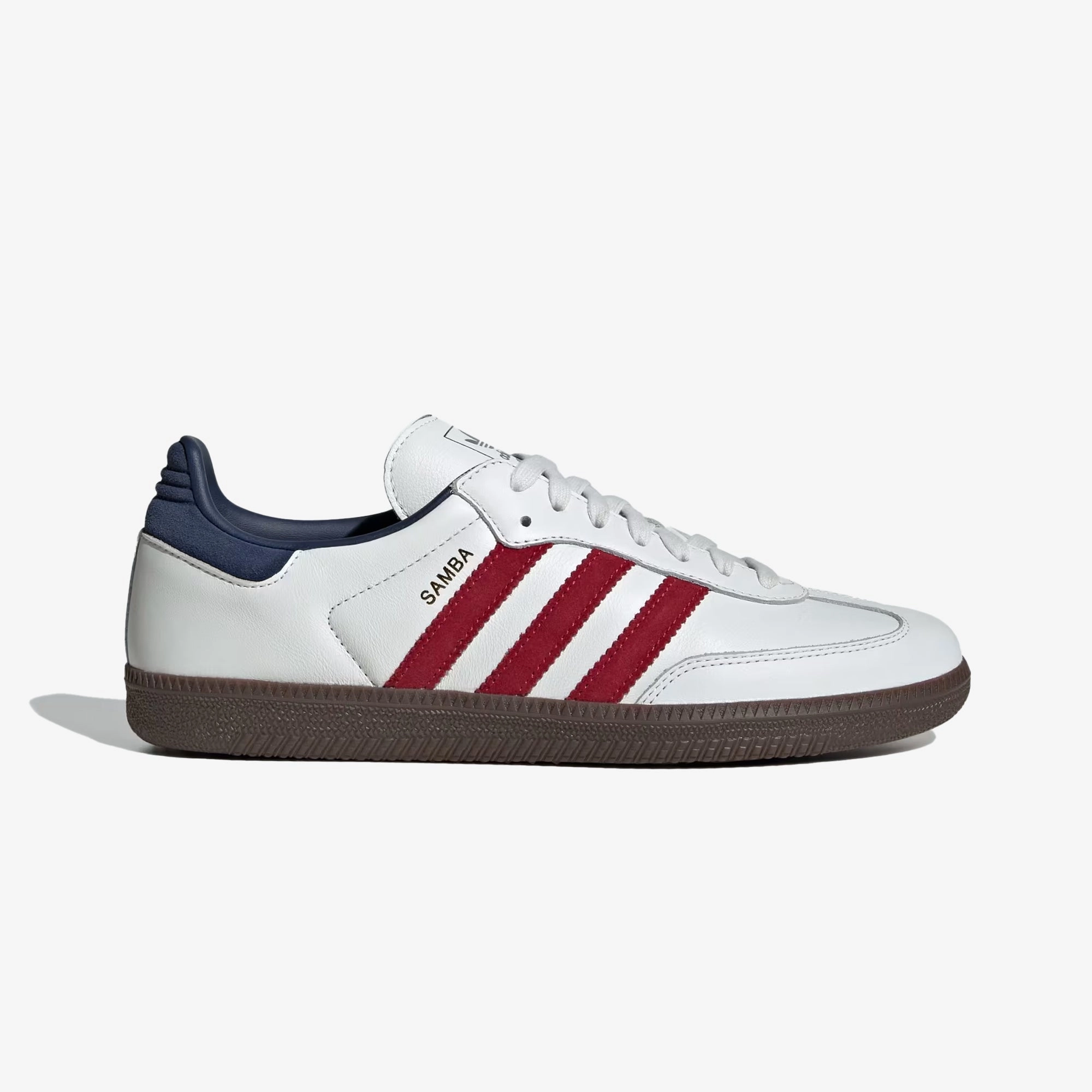 ADIDAS ORIGINALS | SAMBA OG { CORE WHITE/TEAM VICTORY RED/NIGHT INDIGO