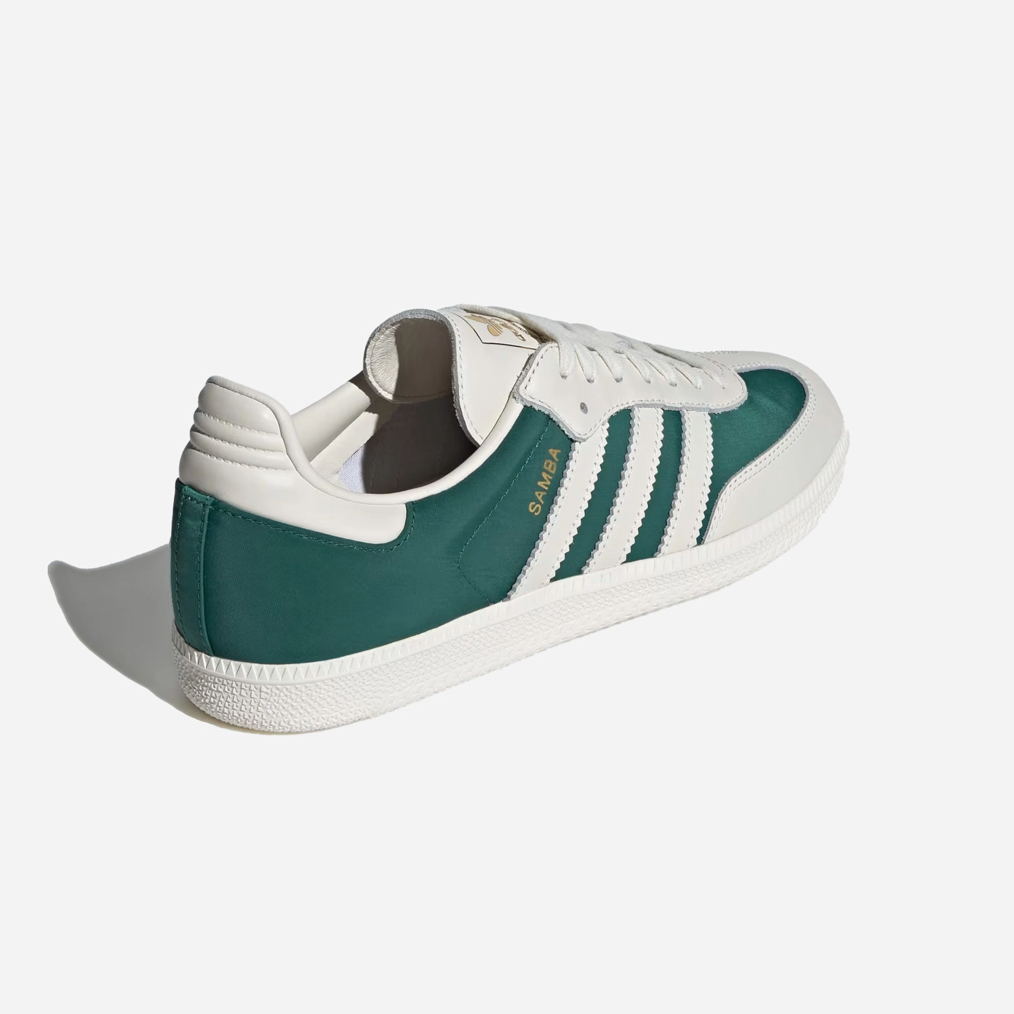 ADIDAS ORIGINALS | SAMBA OG { OFF WHITE/COLLEGIATE GREEN
