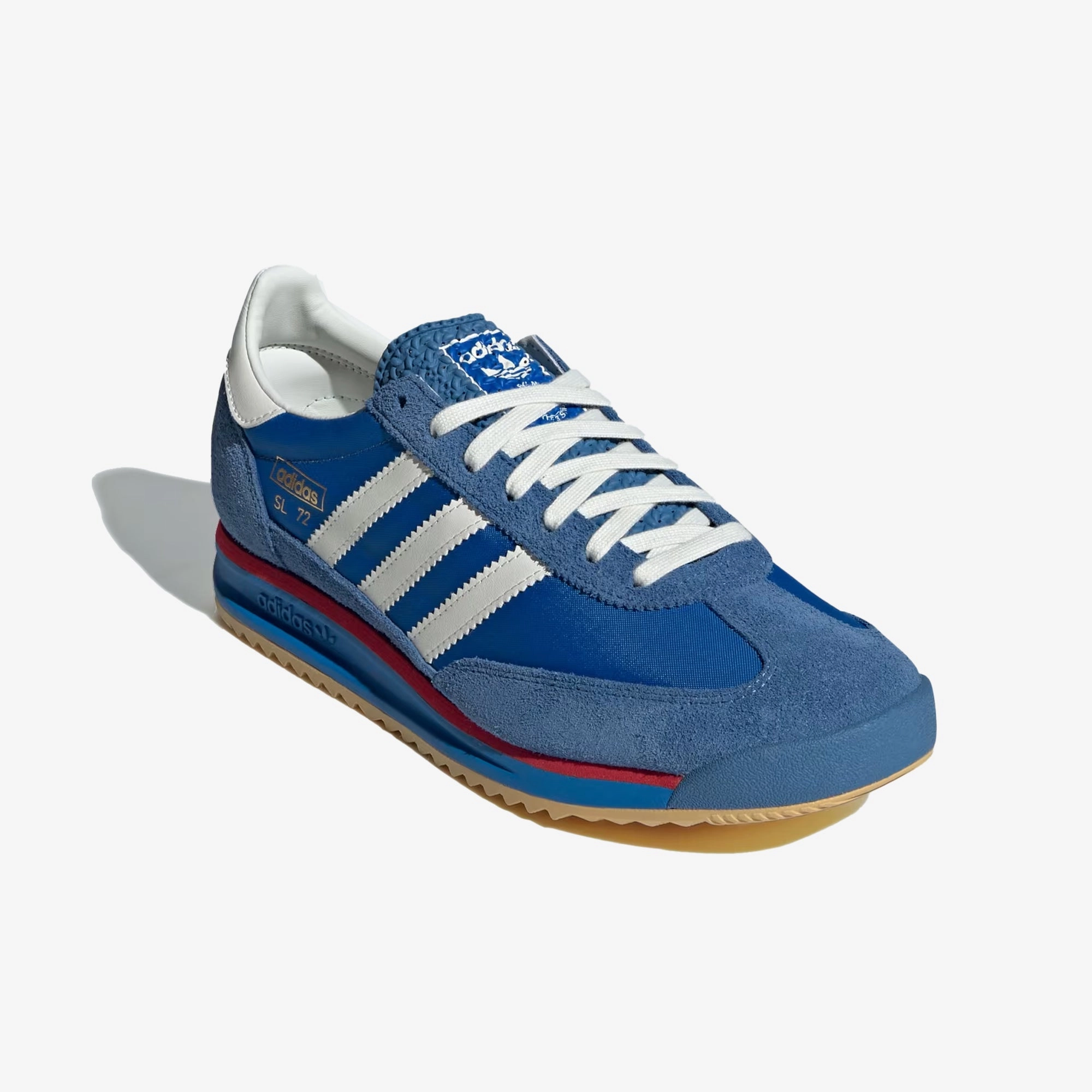 ADIDAS ORIGINALS | SL 72 RS { BLUE/CORE WHITE/BETTER SCARLET