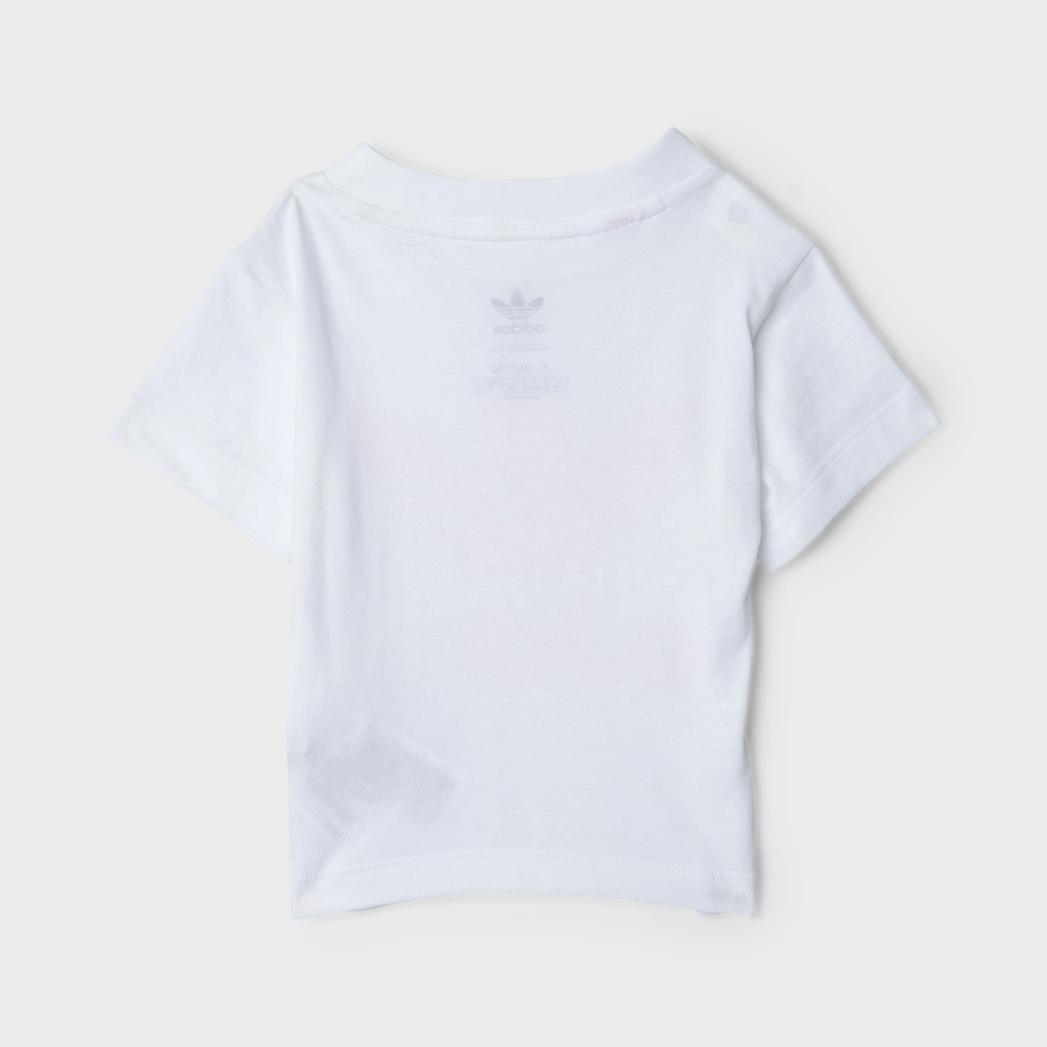 adidas Originals Infants' Trefoil Shorts and T-shirt Set White / True Pink