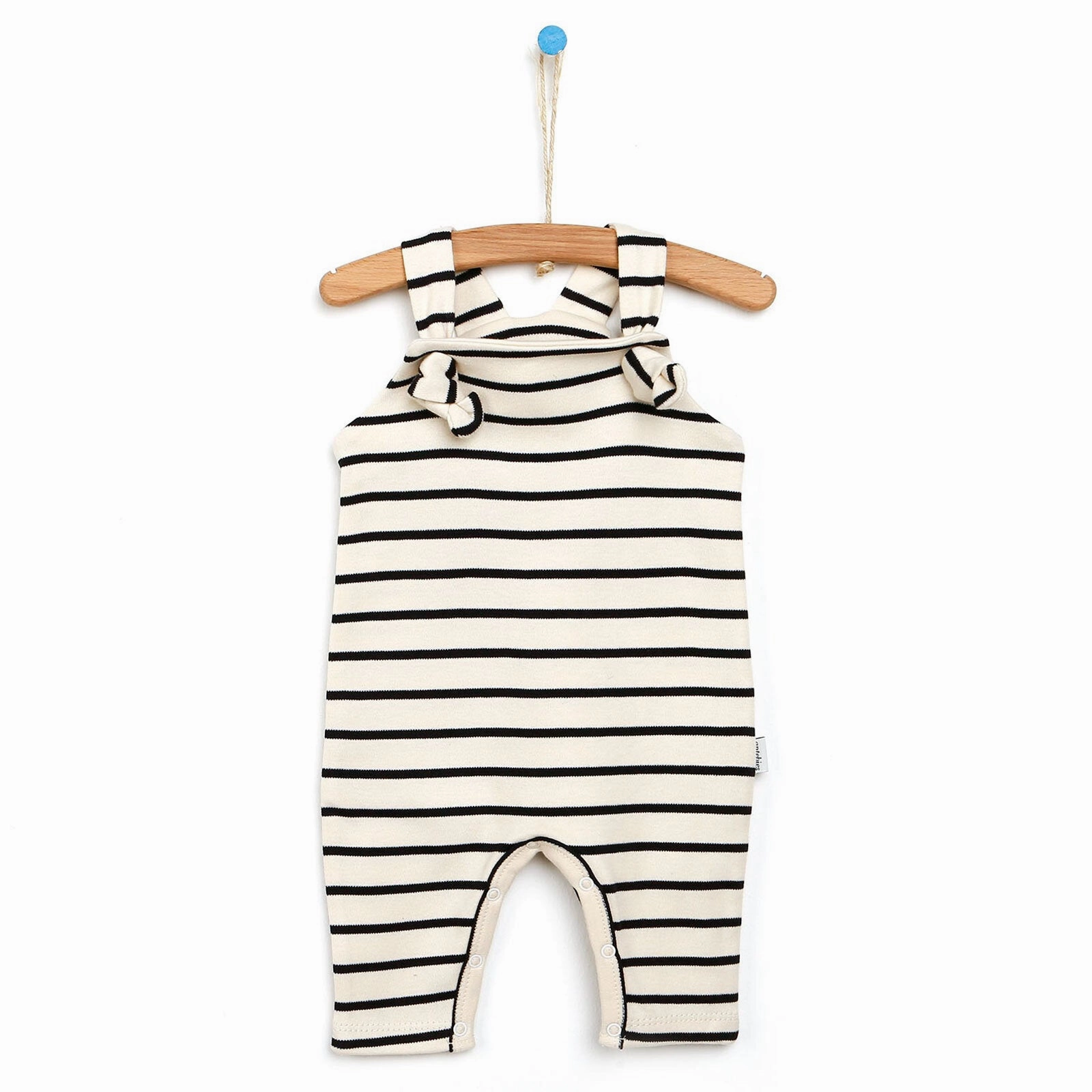 Antebies Newborn Plane Organic Overalls - Ecru