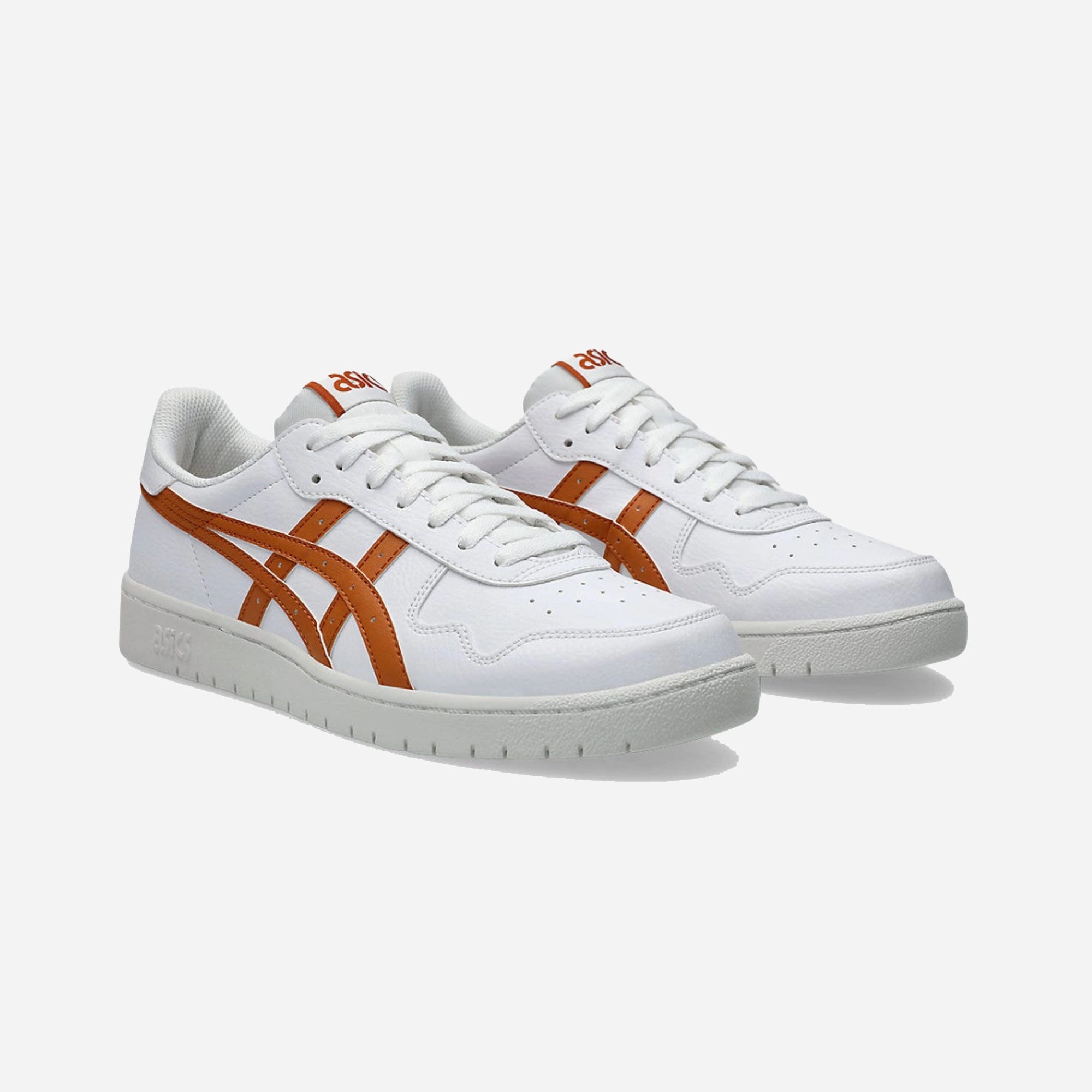 Asics | JAPAN S { WHITE/RUST ORANGE