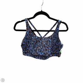 Athletic Bra By Lululemon In Blue & Brown. Size: 12