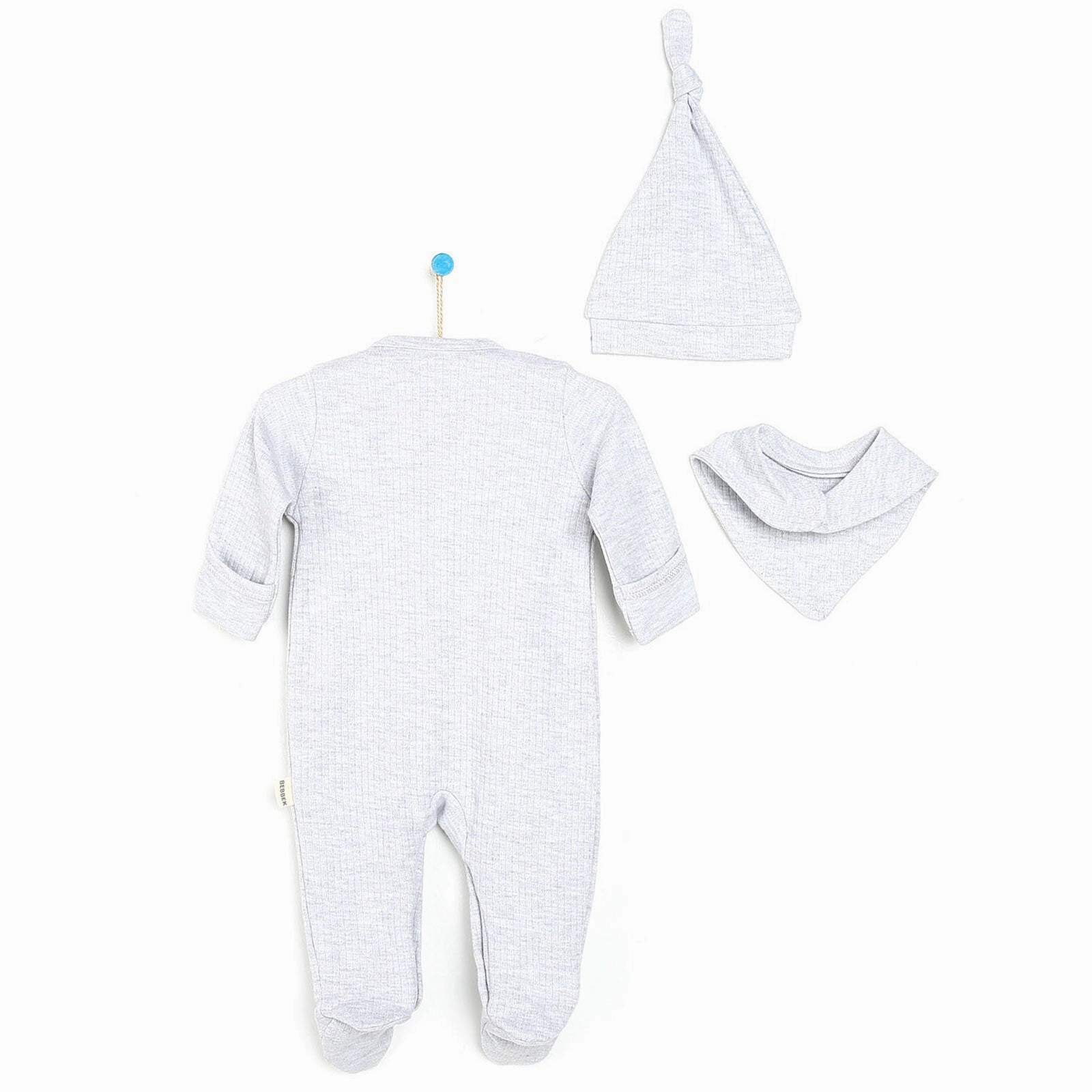 Bebbek Camisole 4 pcs Newborn Starter Set - Snow Melange