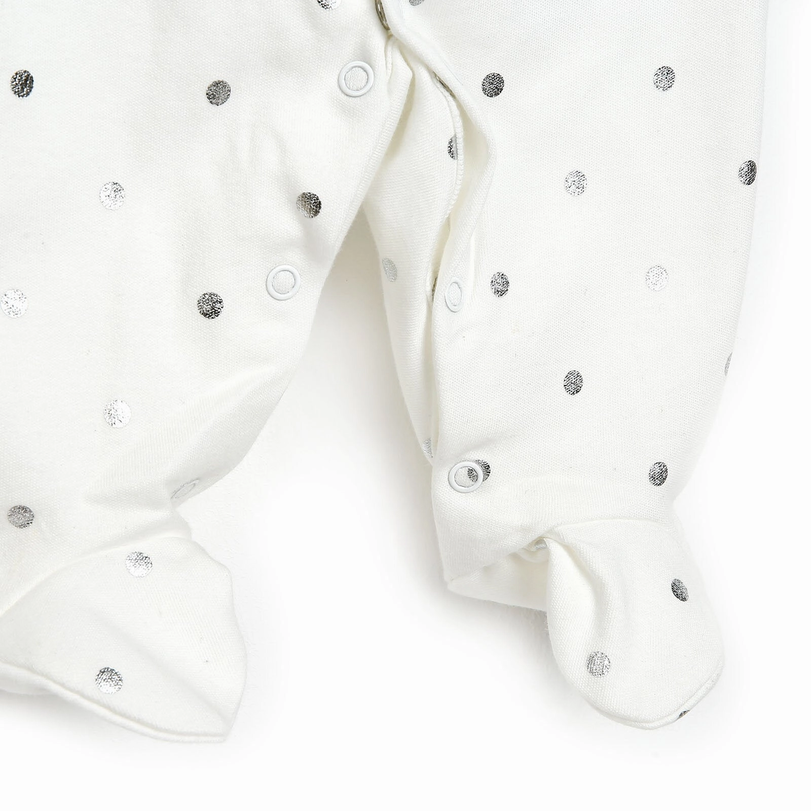 Bebetto Footed Jumpsuit - Ecru