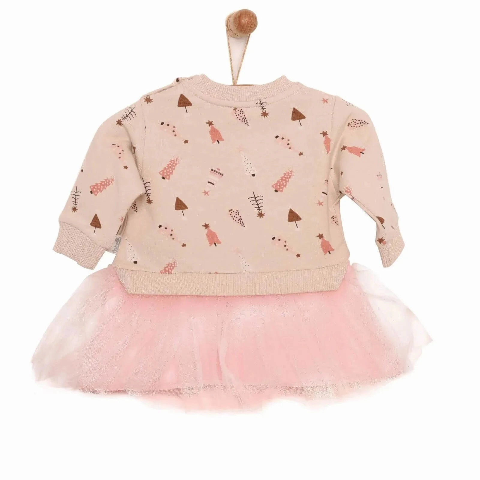 Bebetto Newborn Christmas Dress - Pink