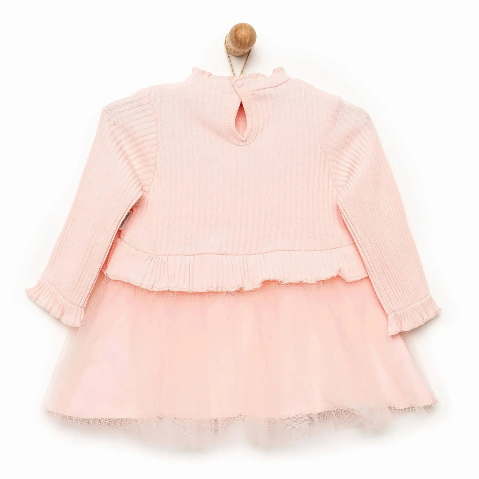 Bebetto Newborn Good Wishes Dress - Pink