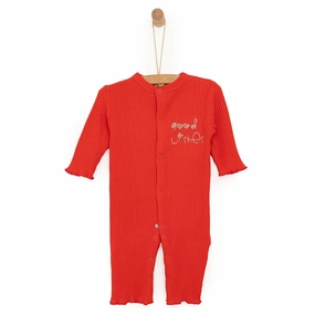 Bebetto Newborn Good Wishes Jumpsuit - Orange