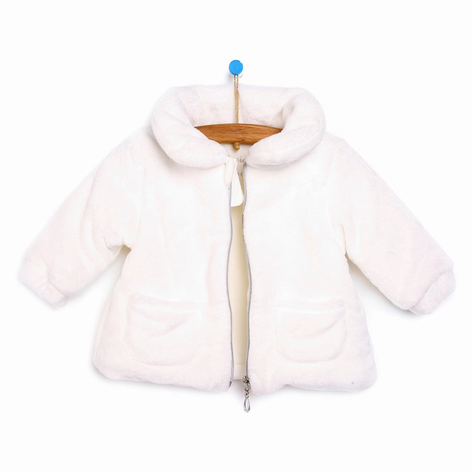 Cassiope Newborn Little Star Welsoft Cardigan - Ecru