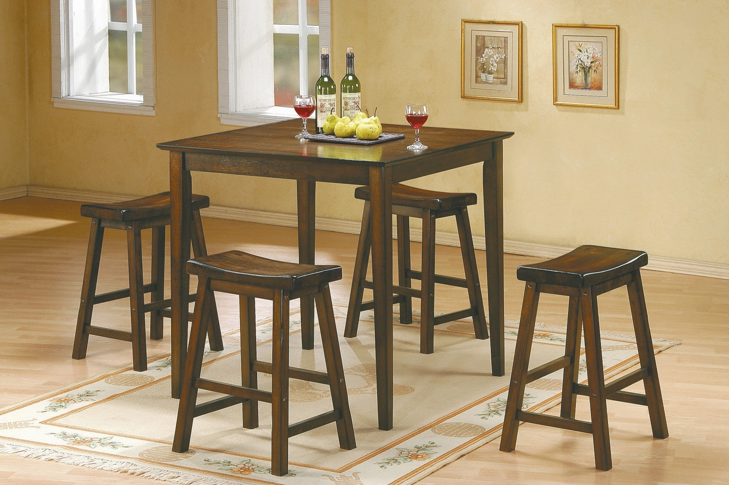 Colt Dining Stool - Cherry - Set of Two