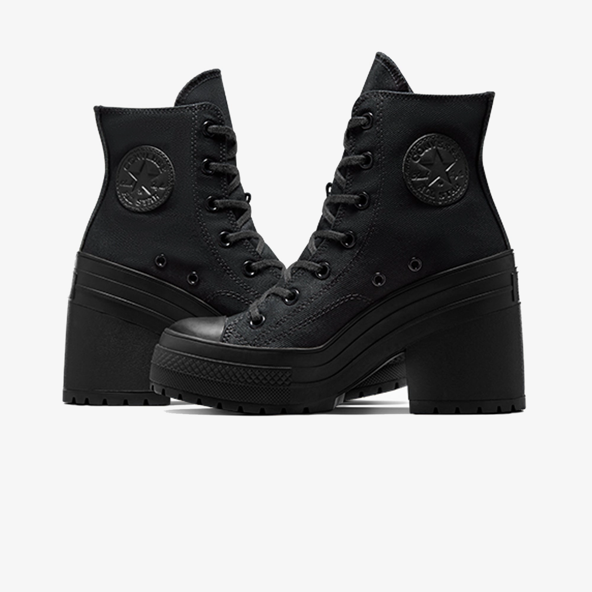Converse | CHUCK 70 DE LUXE HEEL { BLACK/BLACK
