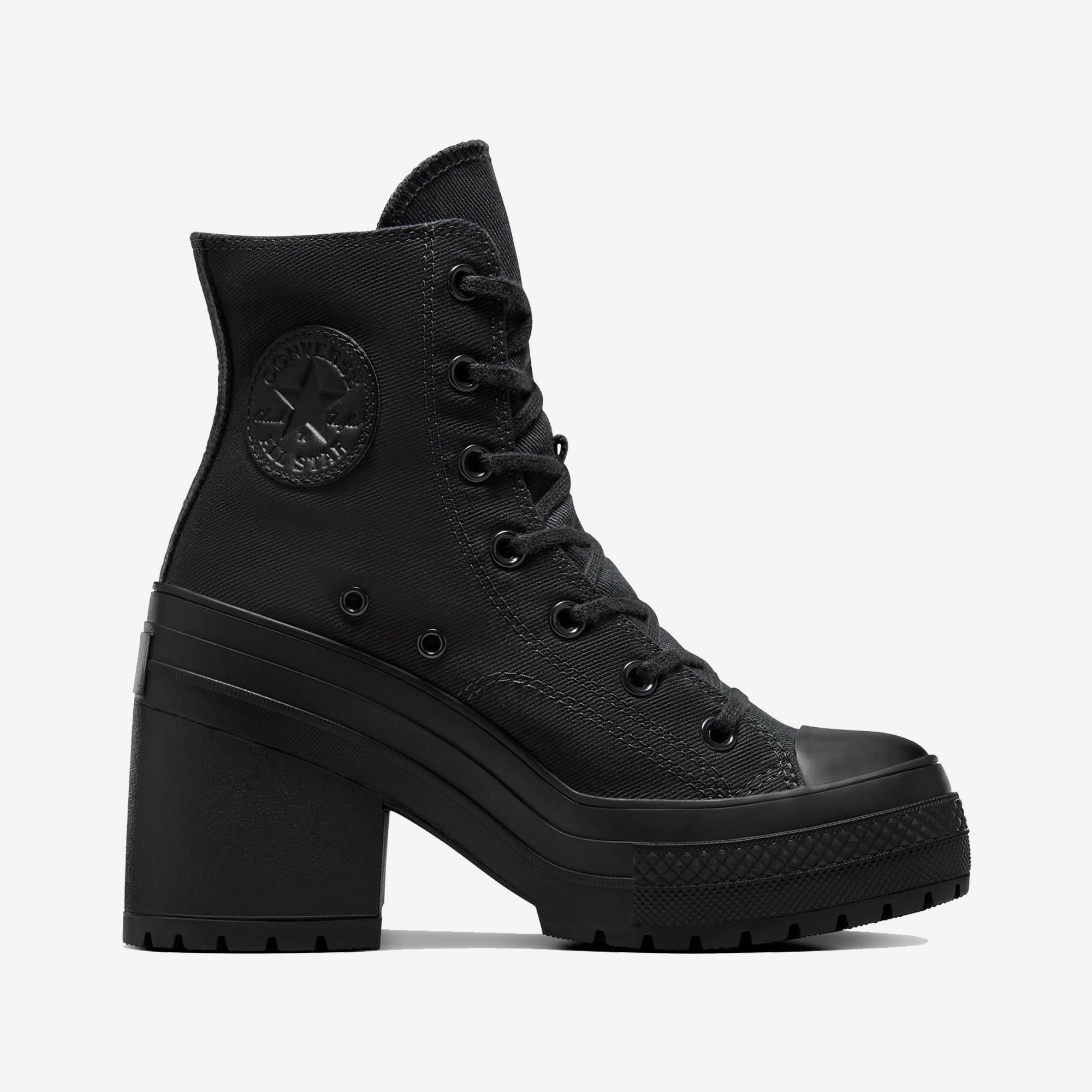 Converse | CHUCK 70 DE LUXE HEEL { BLACK/BLACK