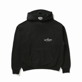 FOG ESSENTIALS X UNION FW21 30 YEAR VINTAGE BLACK HOODIE