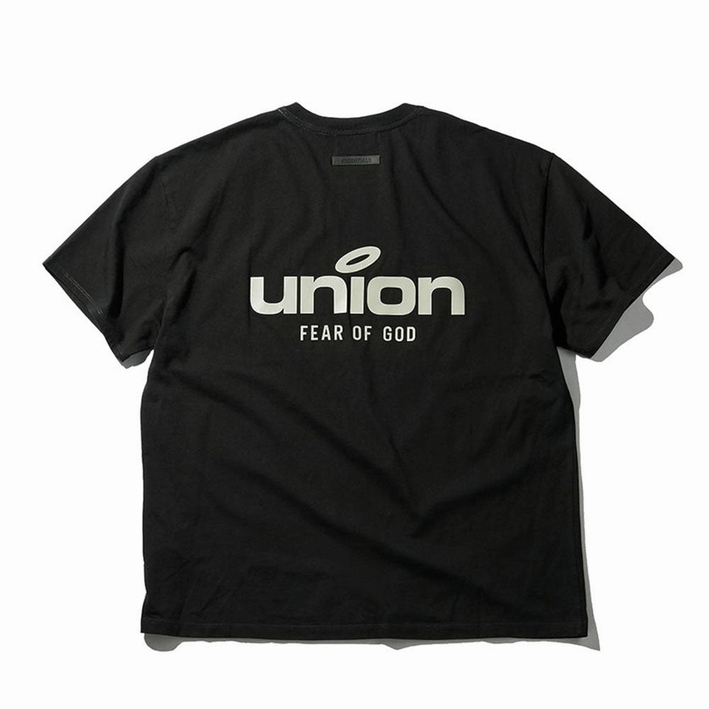 FOG ESSENTIALS X UNION FW21 30 YEAR VINTAGE BLACK TEE