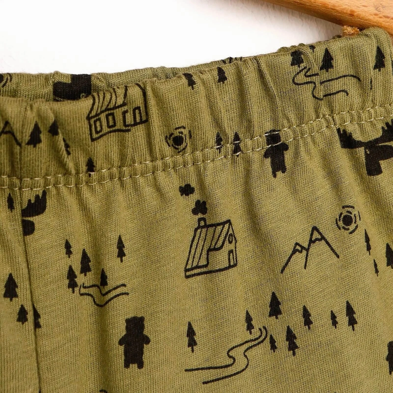 HelloBaby Basic Baby Boy Pyjamas Set - Khaki