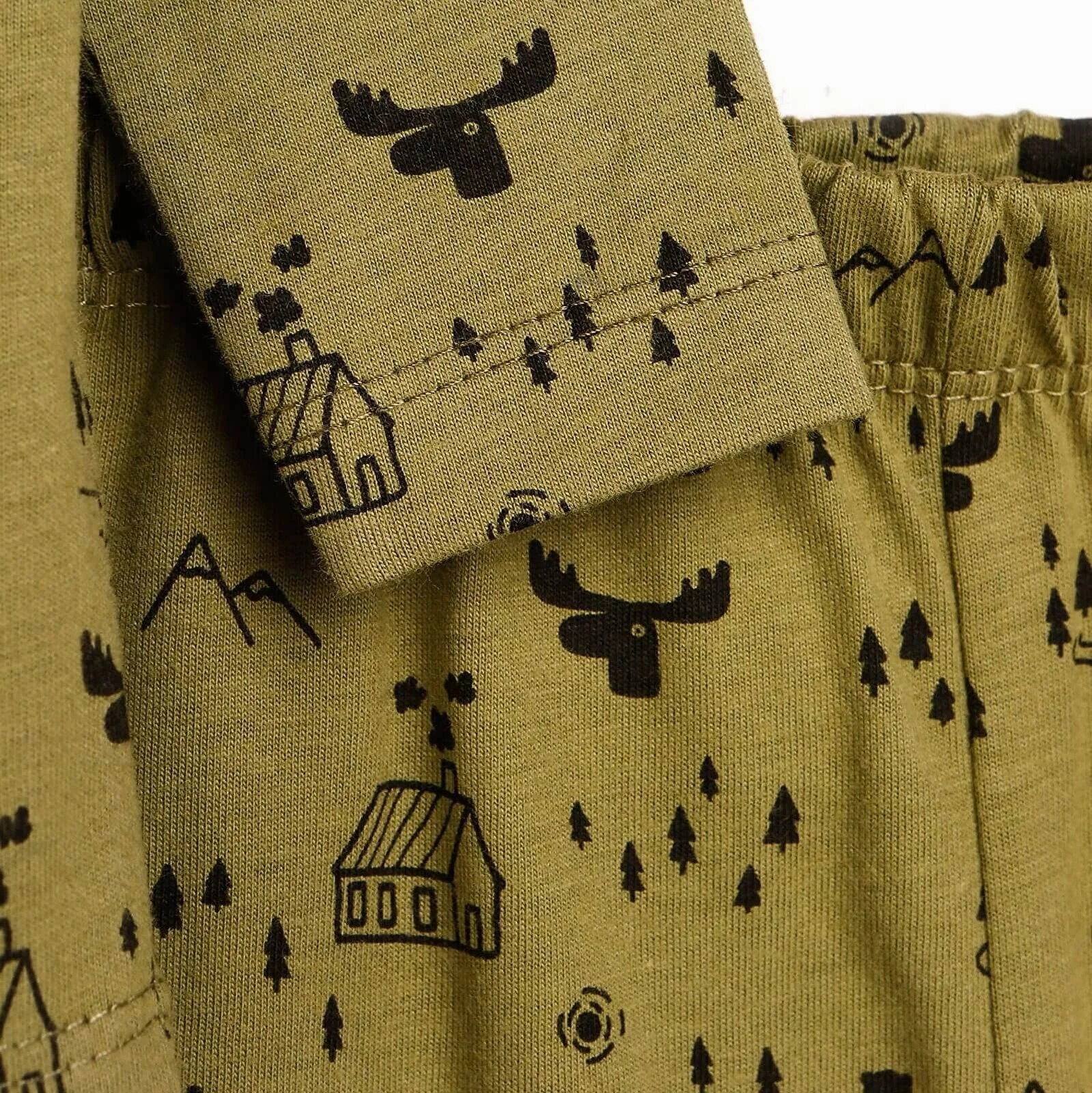 HelloBaby Basic Baby Boy Pyjamas Set - Khaki