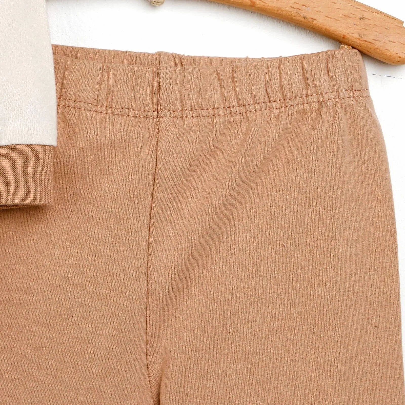HelloBaby Basic Baby Boy Pyjamas Set - Light Brown