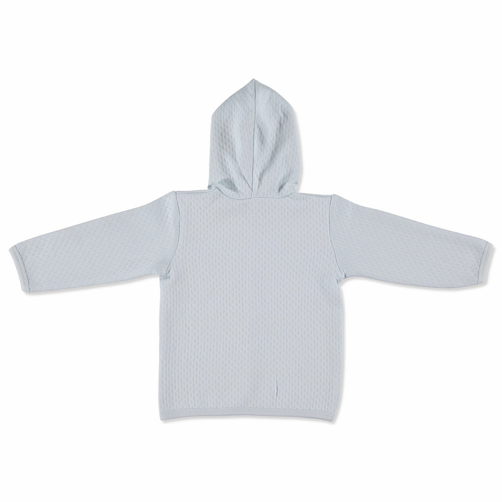 HelloBaby Basic Baby Boy Quilted Hooded - Light Blue