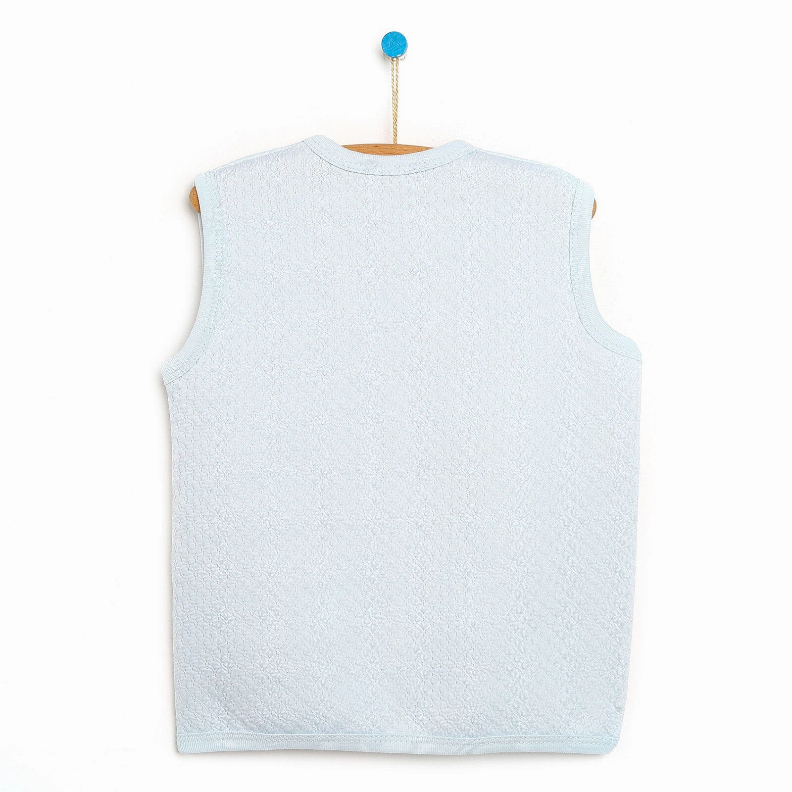 HelloBaby Basic Baby Boy Quilted Vest - Light Blue