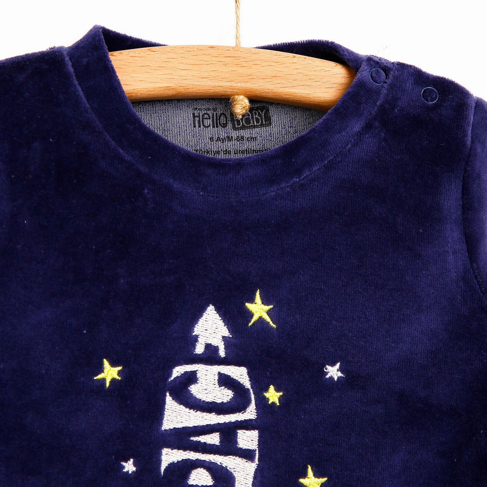 HelloBaby Basic Baby Boy Velvet Pyjamas