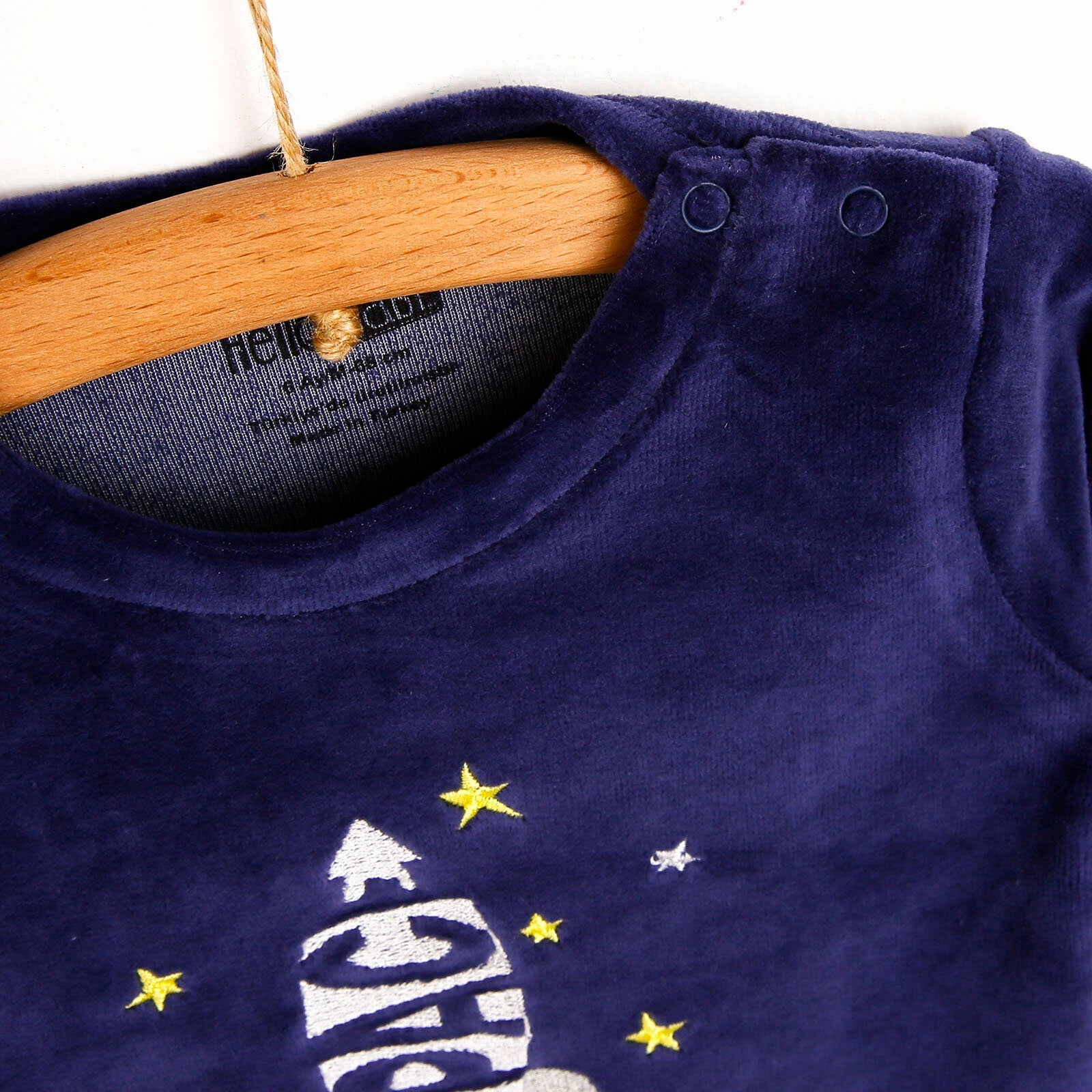 HelloBaby Basic Baby Boy Velvet Pyjamas