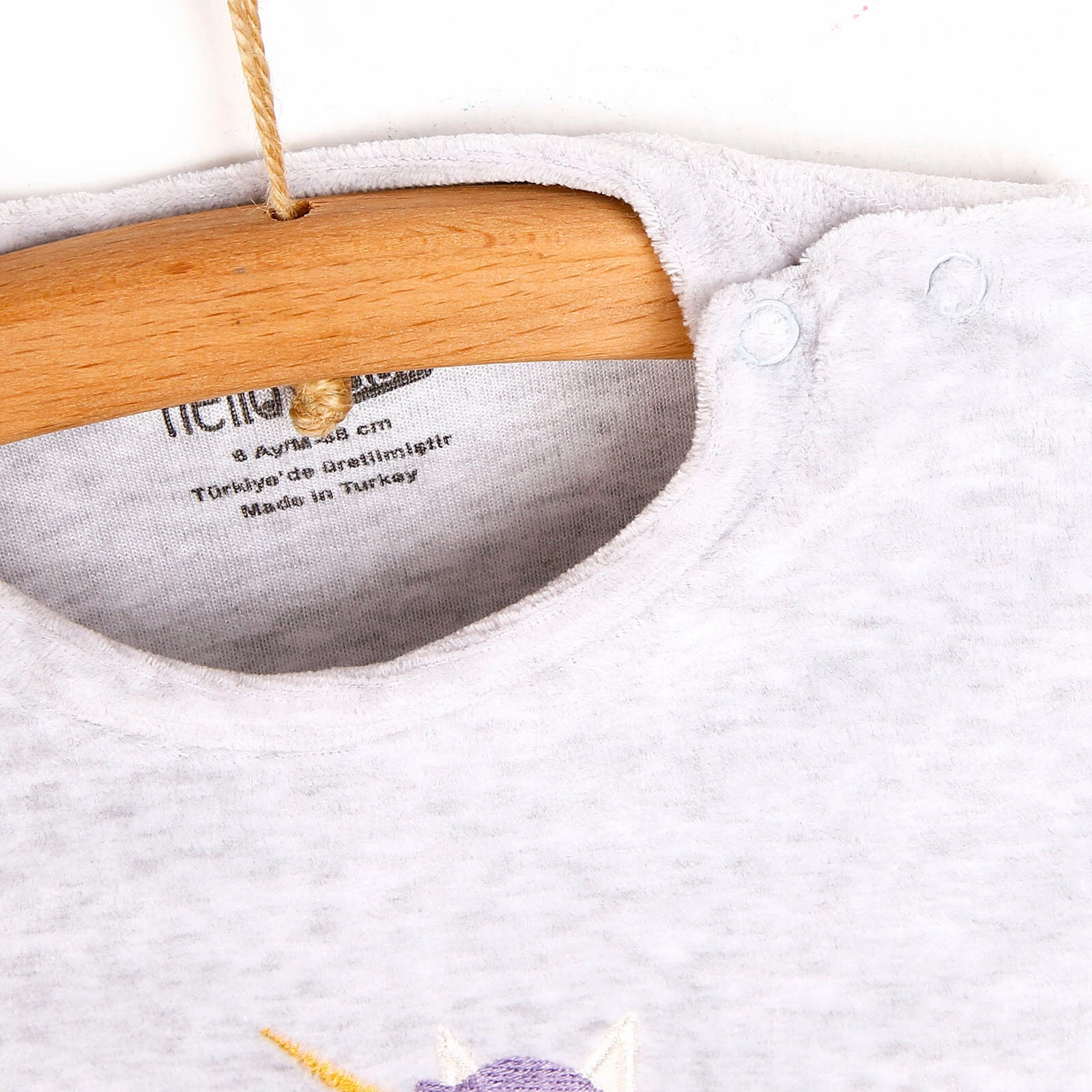 HelloBaby Basic Baby Girl Velvet Pyjamas - Purple