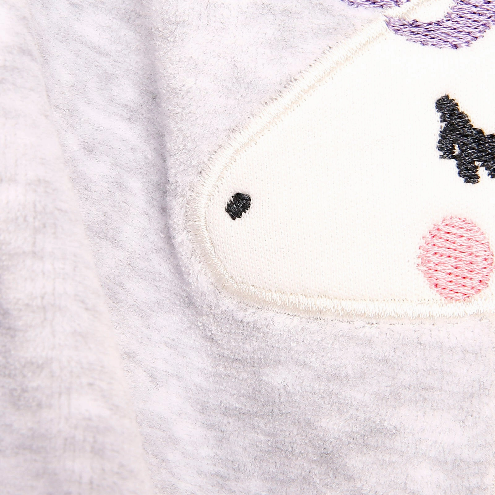 HelloBaby Basic Baby Girl Velvet Pyjamas - Purple