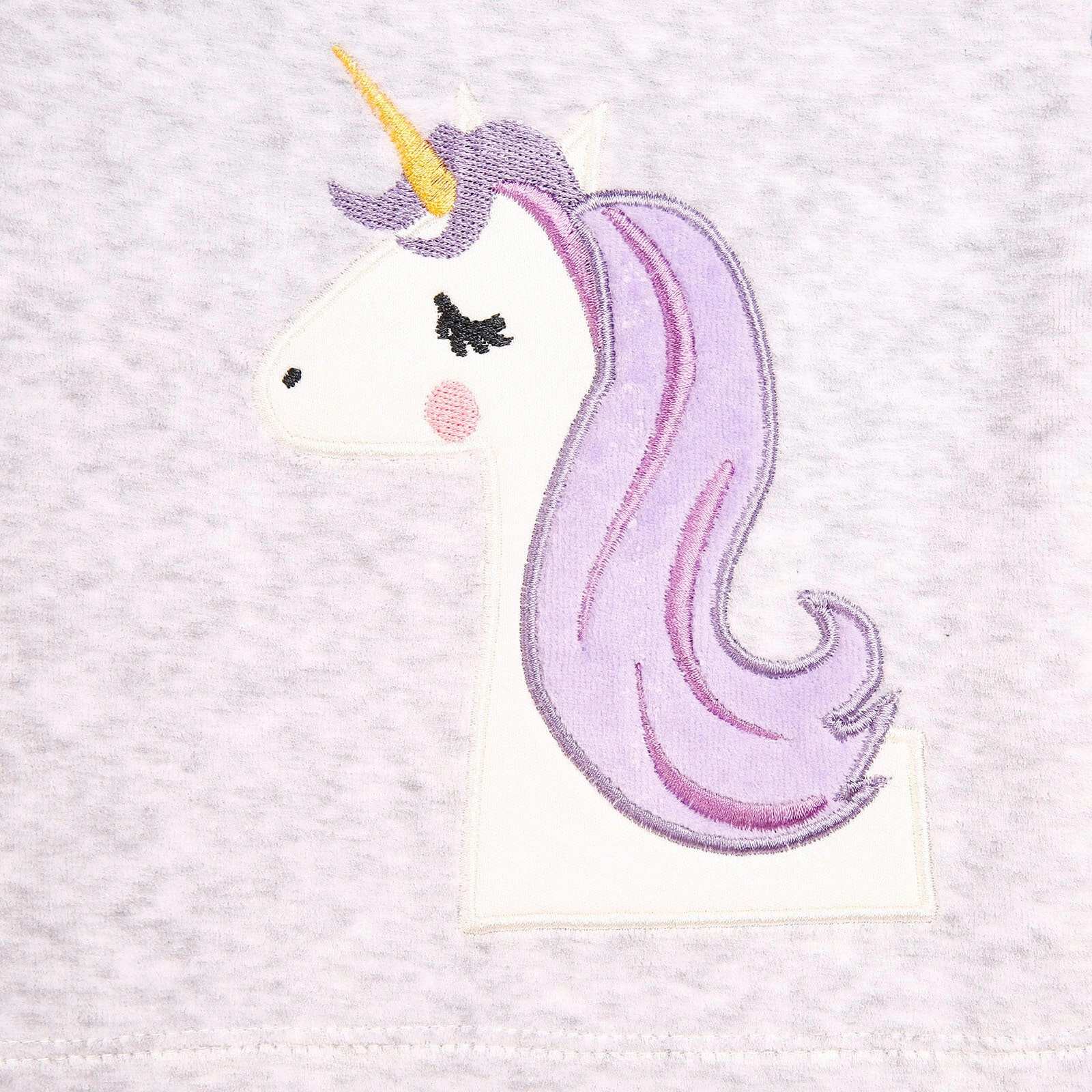 HelloBaby Basic Baby Girl Velvet Pyjamas - Purple