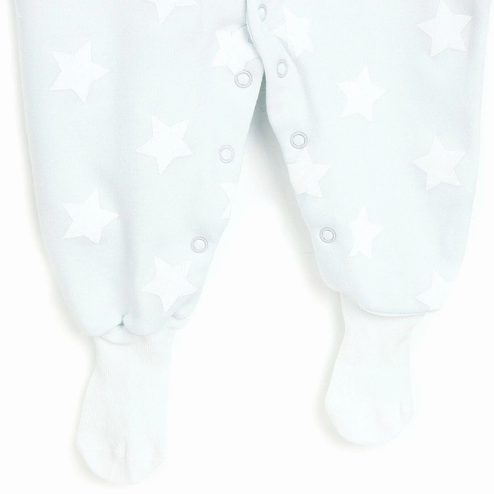 HelloBaby Newborn Baby Boy Footed Jumpsuit - Blue