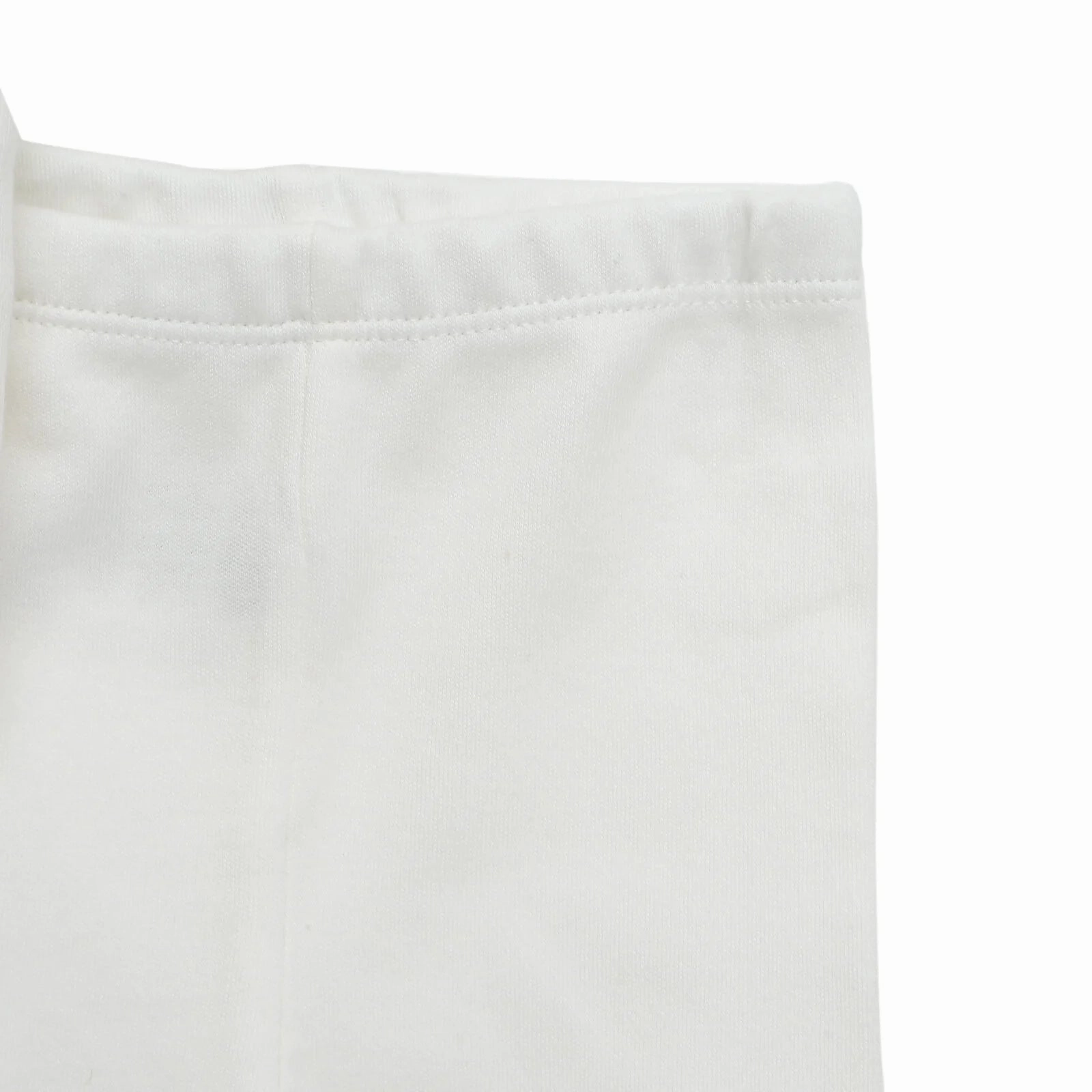 HelloBaby Newborn Organic Wrapover Top-Hat-Footed Pant - Ecru