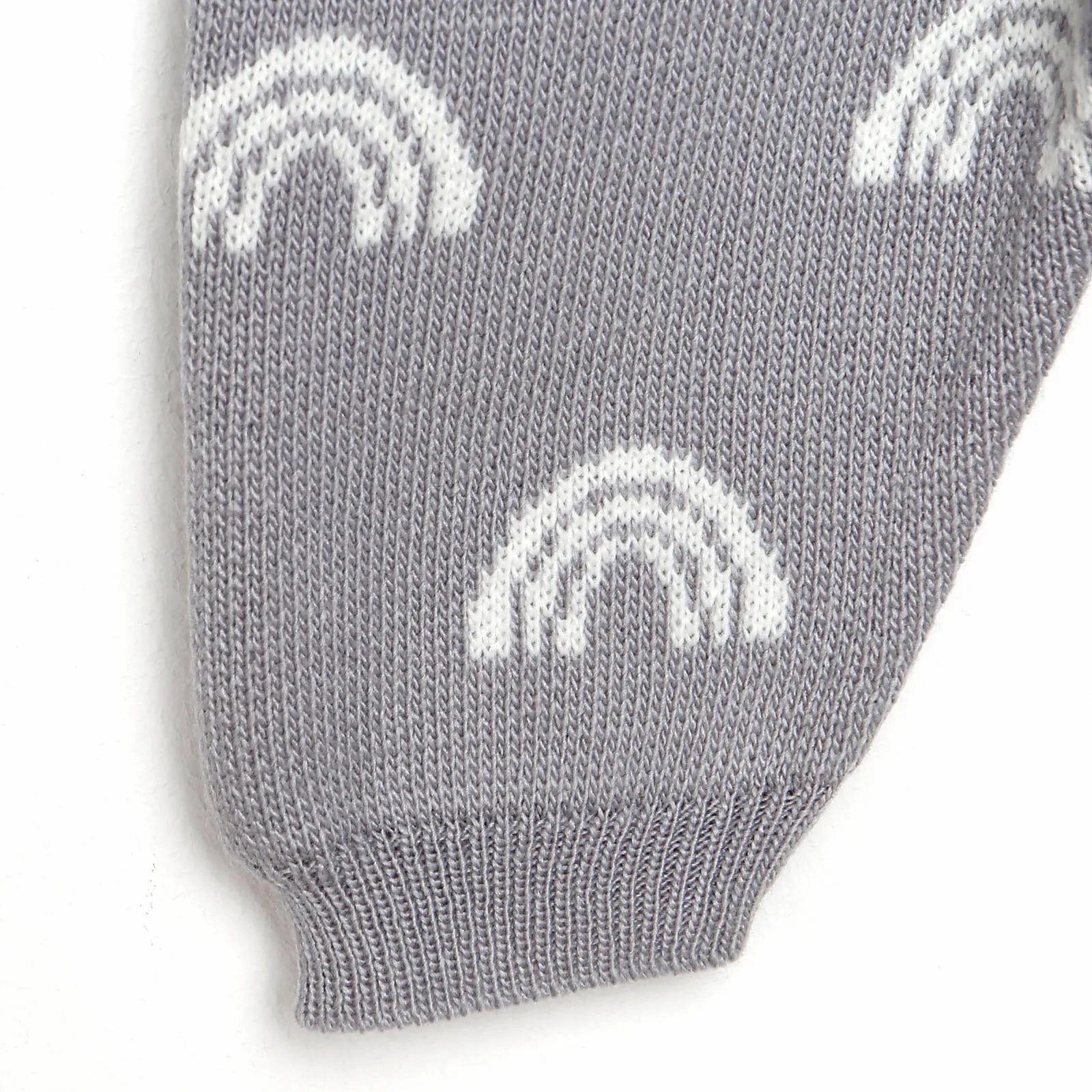 HelloBaby Newborn Rainbow Knit Sweatshirt Starter Set - Grey