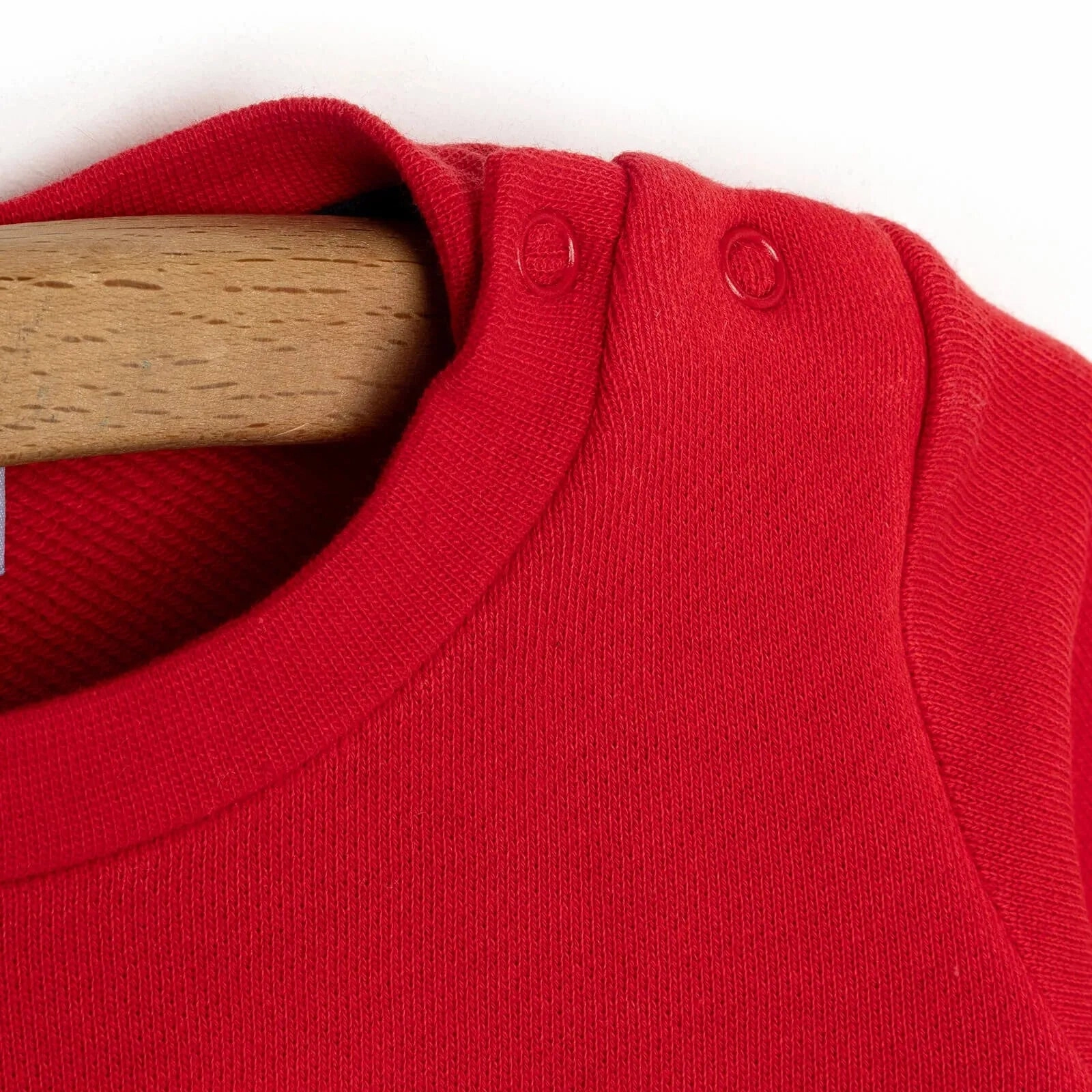 HelloBaby Snowman Sweatshirt-Footed Bottom - Red