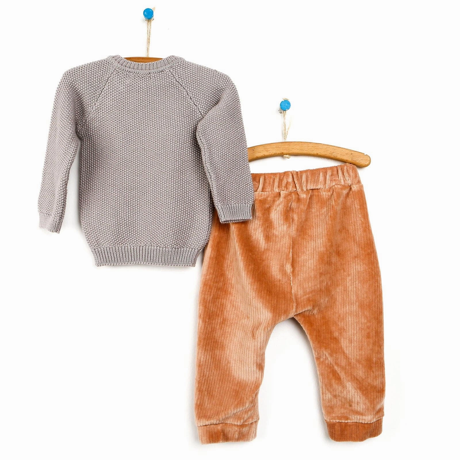 HelloBaby Sweater-Pants - Mink