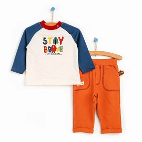 HelloBaby Sweatshirt-Pants - Ecru