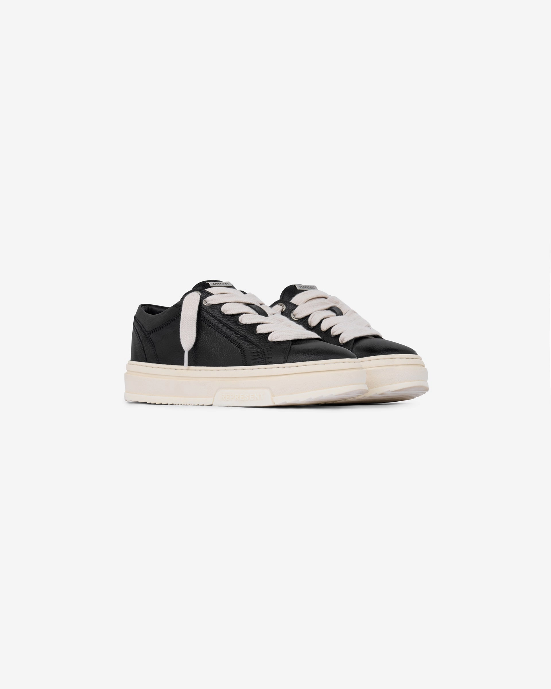HTN Low Tumbled Leather - Black