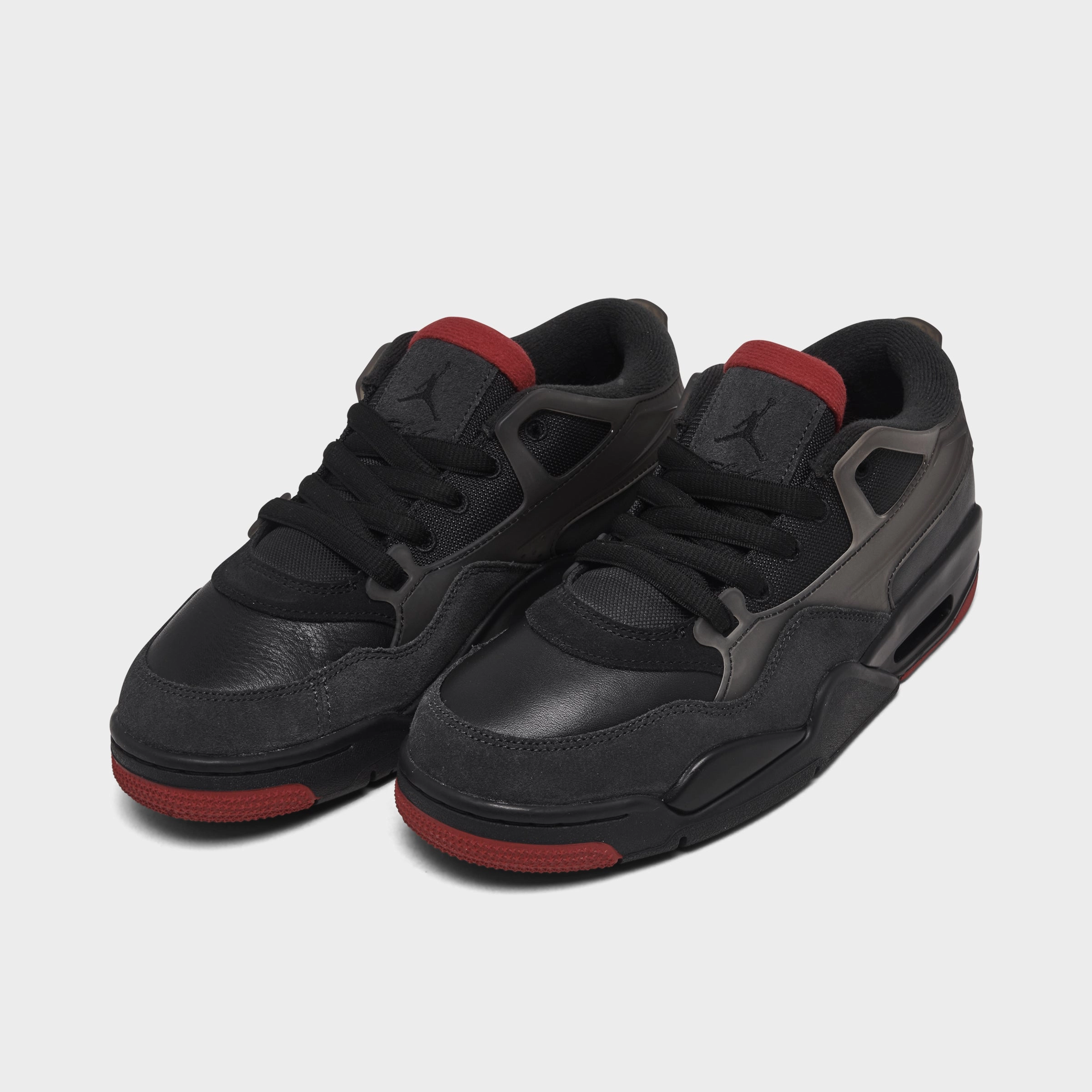 Jordan 4RM GS Black / Varsity Red - Anthracite