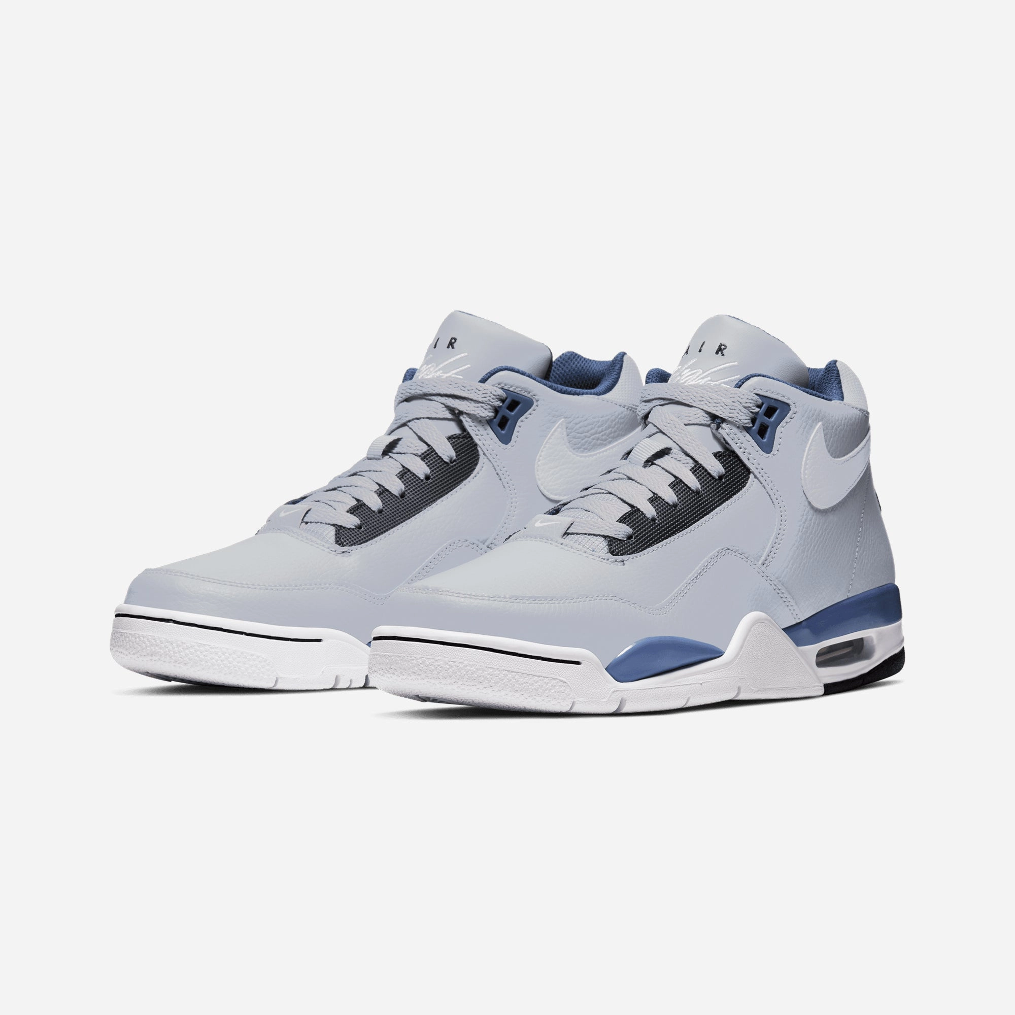JORDAN | FLIGHT LEGACY { WOLF GREY/WHITE-MYSTIC NAVY