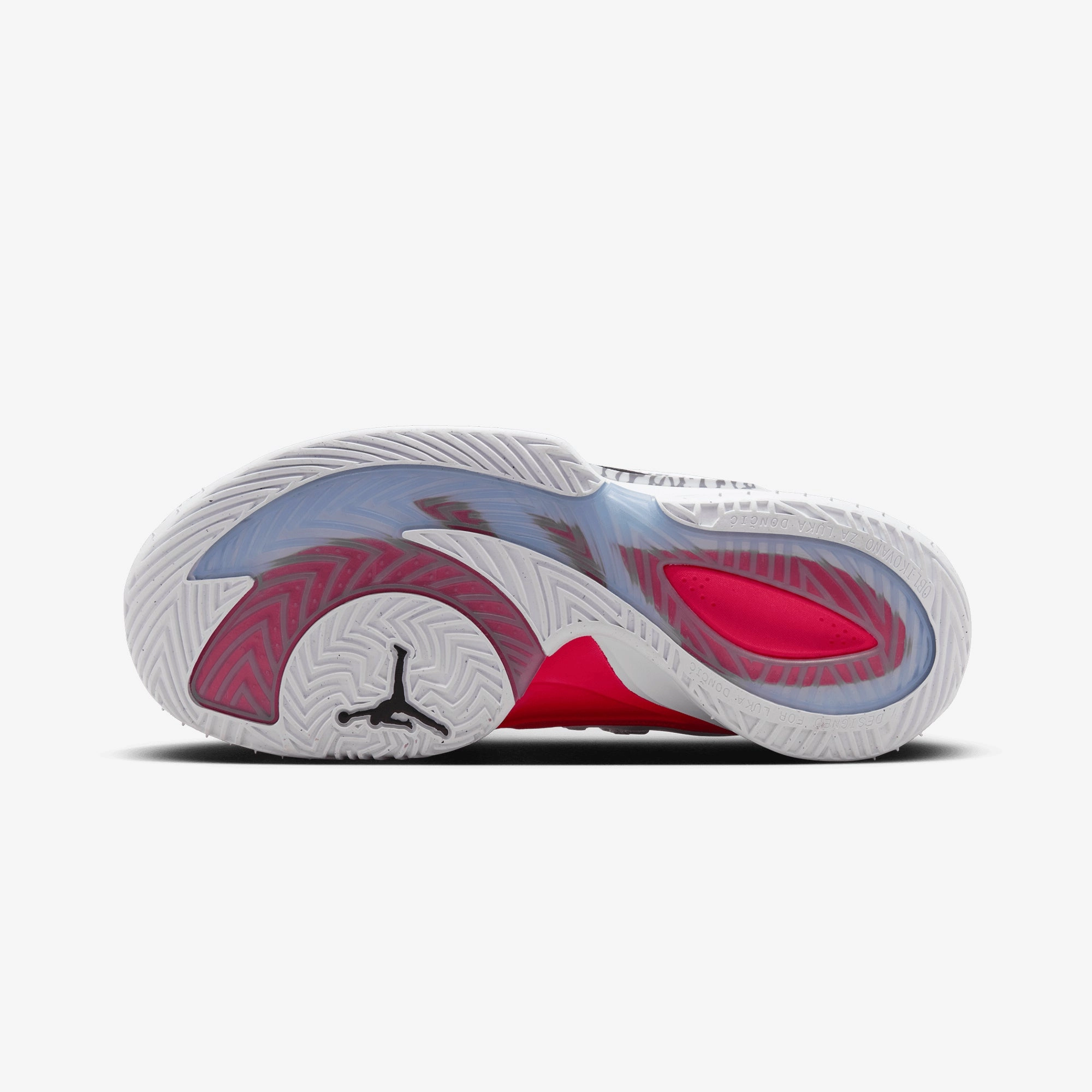 JORDAN | LUKA 3 PF MOTORSPORT { WHITE/METALLIC GOLD-BLACK-RED ORBIT