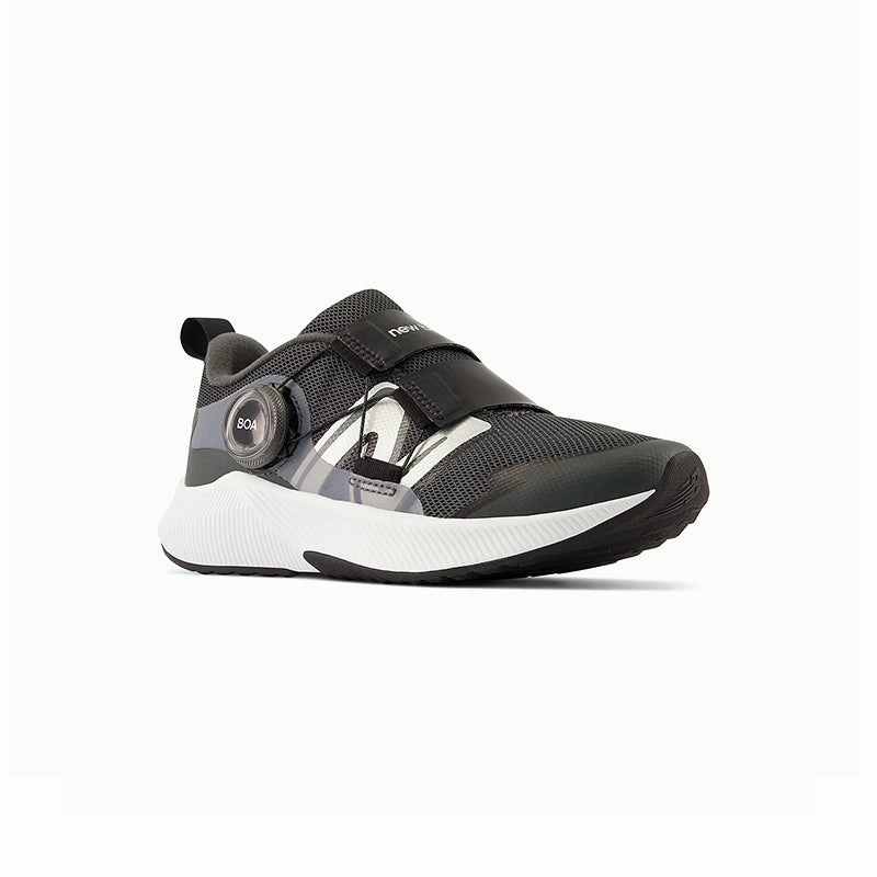 Kid's Preschool DynaSoft Reveal V4 BOA Blacktop/Black/Silver