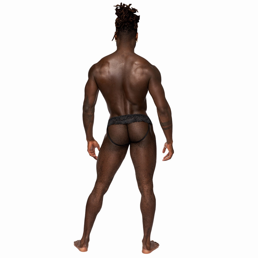 Male Power Sassy Lace Skirted Waistband Jock Strap