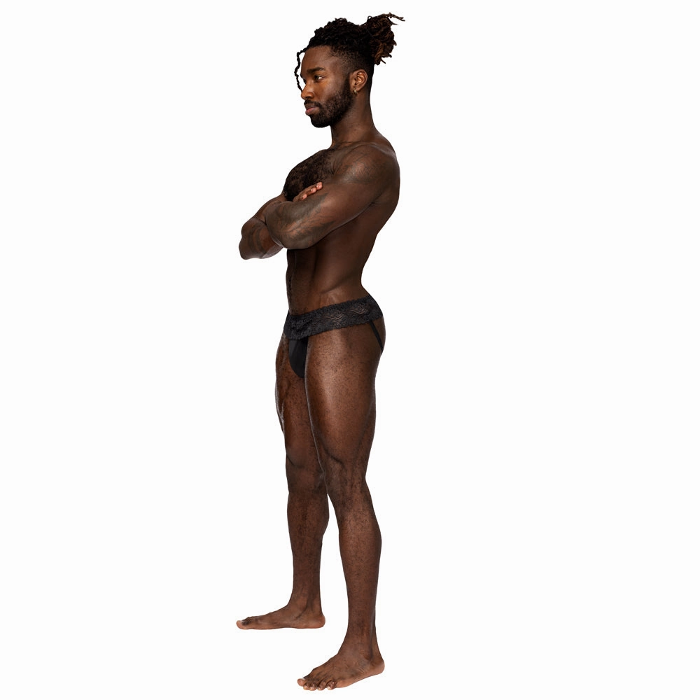Male Power Sassy Lace Skirted Waistband Jock Strap