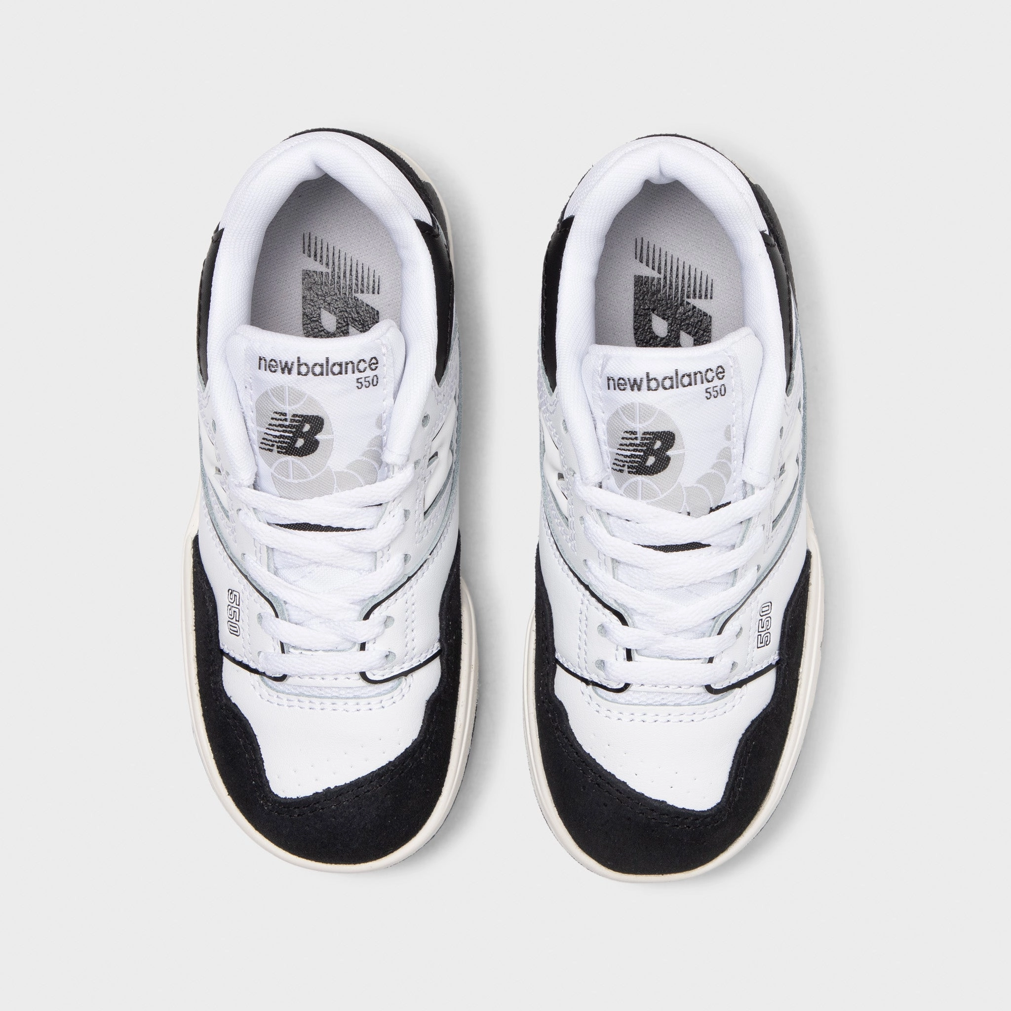 New Balance Childrens' PSB550CA White / Black