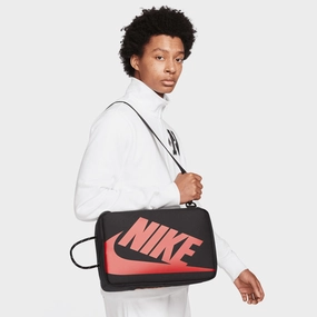 NIKE | SHOE BOX BAG { BLACK/BLACK/UNIVERSITY RED